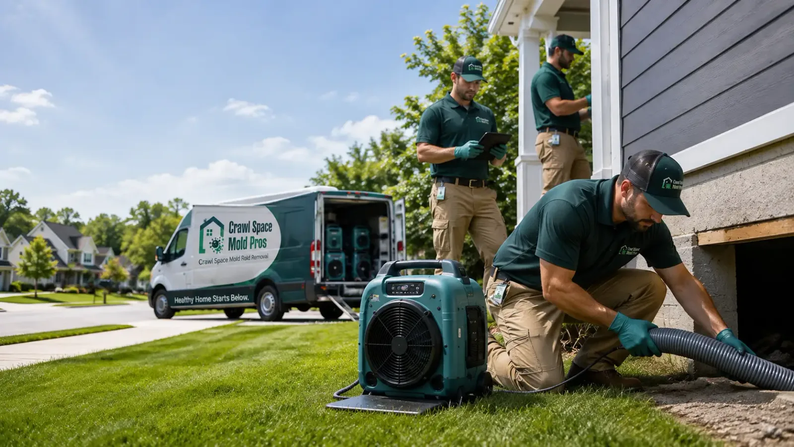 Crawl Space Mold Removal in Oyens, IA